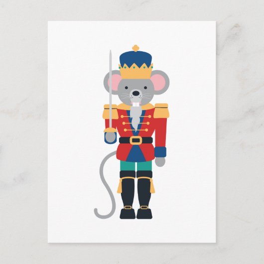 Nutcracker-Maus Postkarte (Vorderseite)