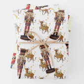 Nutcracker Men Soldiers Weihnachten Geschenkpapier Set (Beispiel)