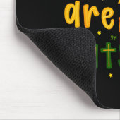 Nutcracker Merry Christmas Funny Xmas Pajamas Y'al Mousepad (Ecke)