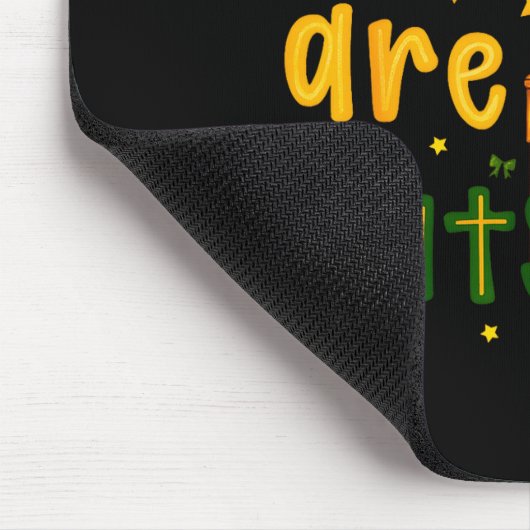 Nutcracker Merry Christmas Funny Xmas Pajamas Y'al Mousepad (Ecke)