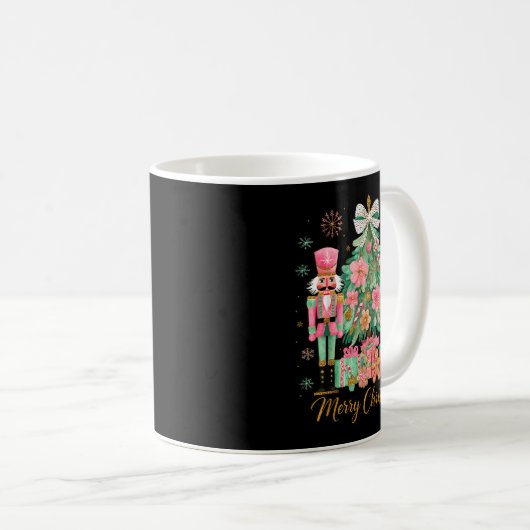 Nutcracker Merry Christmas Tree Ballet Dance Women Kaffeetasse (VorderseiteRechts)
