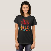 Nutcracker Merry Xmas Sugar Plum Fairy Nutcracker T-Shirt (Vorne ganz)