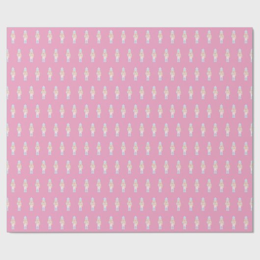 Nutcracker mit Candy Cane Geschenkpapier (Flach)