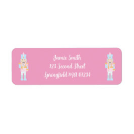 Nutcracker mit Candy Cane Rücksendeadresse