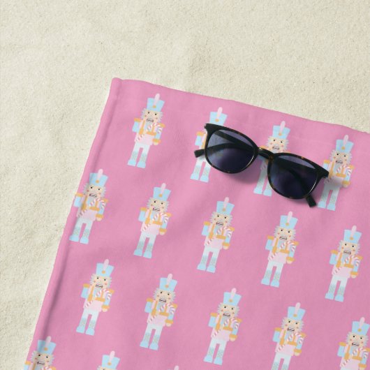 Nutcracker mit Candy Cane Strandtuch (Beispiel)