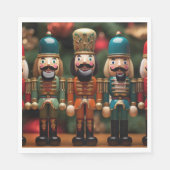 Nutcracker mit glücklichen Gesichtern Serviette (Vorderseite)