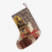 Nutcracker mit Silbergeschenk Kleiner Weihnachtsstrumpf (Rückseite (Hängend))