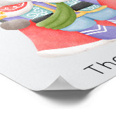 Nutcracker Mouse King Pastel Christmas Poster (Ecke)