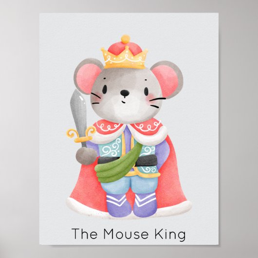 Nutcracker Mouse King Pastel Christmas Poster (Vorne)