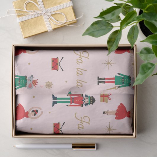 Nutcracker Mouse King Pink Ballet Weihnachten Seidenpapier (Geschenk)