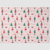 Nutcracker Mouse King Pink Ballet Weihnachten Seidenpapier (Vorderseite)