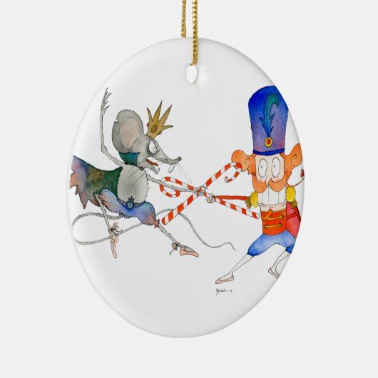 Nutcracker & Mouse King - The Nutcracker Series Keramik Ornament (Rechts)
