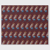 Nutcracker Mouse King Weihnachten Geschenkpapier (Flach)