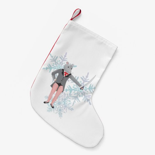 Nutcracker Mouse King Weihnachten Strumpf Kleiner Weihnachtsstrumpf (Vorderansicht (hängend))