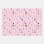 Nutcracker Muster Geschenkpapier Set (Vorderseite 2)