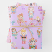 Nutcracker Muster Geschenkpapier Set (Beispiel)