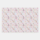 Nutcracker Muster Weihnachten Geschenkpapier Set (Vorderseite 3)