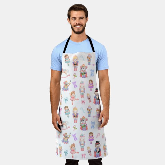 Nutcracker Muster Weihnachten Schürze (Getragen)