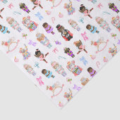 Nutcracker Muster Weihnachten Seidenpapier (Ausschnitt)