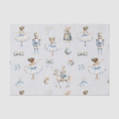 Nutcracker Muster Weihnachten Seidenpapier (Vorderseite)