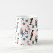 Nutcracker Muster Weihnachtsballett Kaffeetasse (Mittel)
