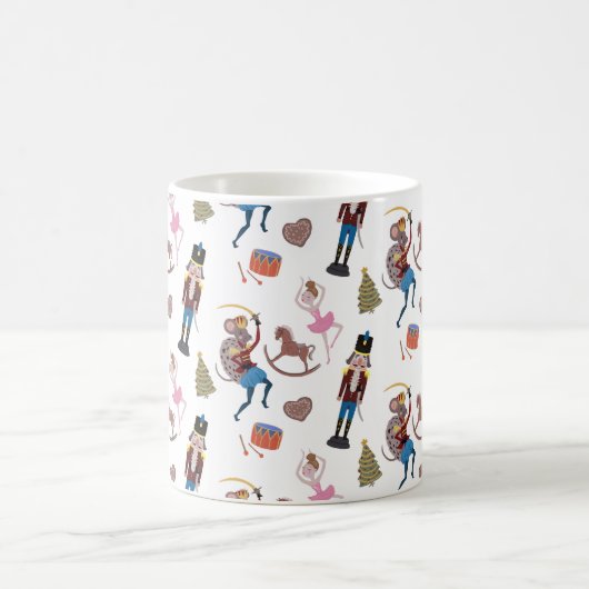 Nutcracker Muster Weihnachtsballett Kaffeetasse (Mittel)