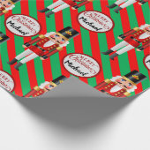 Nutcracker Name des Empfängers Geschenkpapier (Ecke)