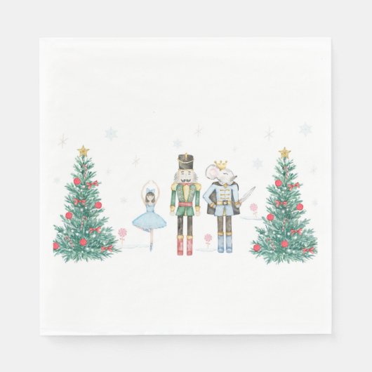 Nutcracker Napkins Pastel Serviette (Vorderseite)