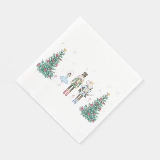 Nutcracker Napkins Pastel Serviette (Ecke)