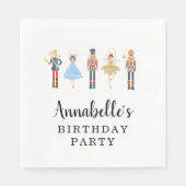 Nutcracker Napkins | personalisierbar Serviette (Vorderseite)