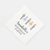 Nutcracker Napkins | personalisierbar Serviette (Ecke)