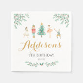 Nutcracker Napkins Sugar Plum Fairy Napkins Serviette (Vorderseite)