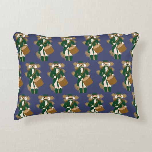 Nutcracker Navy Blue Rectangular Cushion Dekokissen (Vorderseite)