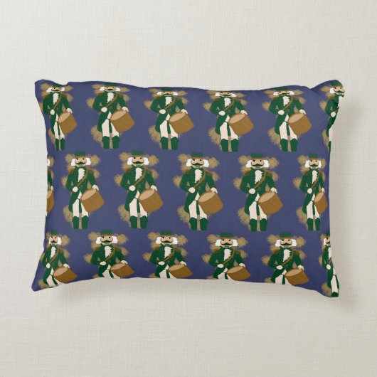Nutcracker Navy Blue Rectangular Cushion Dekokissen (Rückseite)