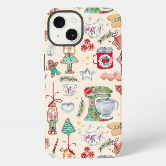 Nutcracker-niedliche Küchenkekse iPhone Hülle (Rückseite)