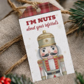 Nutcracker Nuts About Your Referrals Christmas Geschenkanhänger