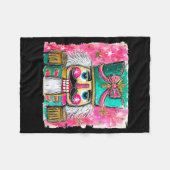 Nutcracker Nuts Xmas Pajamas Holiday Christmas Wat Fleecedecke (Vorderseite (Horizontal))