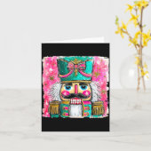 Nutcracker Nuts Xmas Pajamas Holiday Christmas Wat Karte (Gelbe Blume)