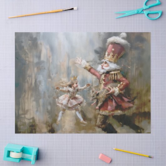 Nutcracker - Ölabstrichpapier Seidenpapier (Basteln)
