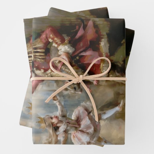 Nutcracker Ölgemälde - Geschenkpapier Set (Beispiel)