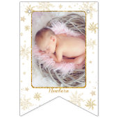 Nutcracker Onederland 1st Birthday Photo Milestone Wimpelkette (Zweite Fahne)