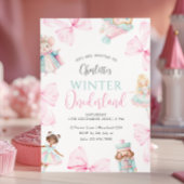 Nutcracker Onederland Girl First Geburtstag Einladung