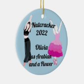 Nutcracker Ornament - Arabian und eine Blume Keram (Rechts)