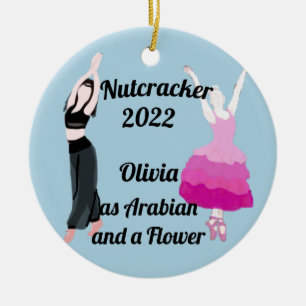 Nutcracker Ornament - Arabian und eine Blume Keram