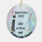 Nutcracker Ornament-Arabian und Schnee Keramik Orn Ornament (Links)