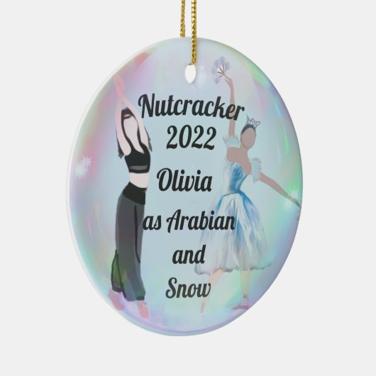 Nutcracker Ornament-Arabian und Schnee Keramik Ornament (Rechts)