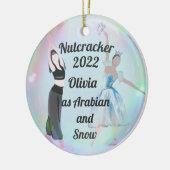 Nutcracker Ornament-Arabian und Schnee Keramik Ornament (Links)