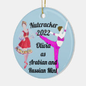 Nutcracker-Ornament - arabische und russische Münz Keramik Ornament (Links)