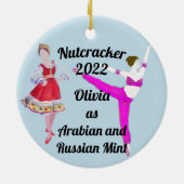 Nutcracker-Ornament - arabische und russische Münz Keramik Ornament (Hinten)