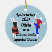 Nutcracker Ornament Chinesisch und Spanisch Tänzer (Vorne)